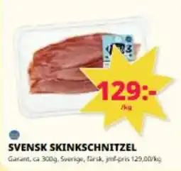 Tempo Garant skinksschnitzel erbjuda