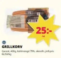 Tempo Garant grillkorv erbjuda