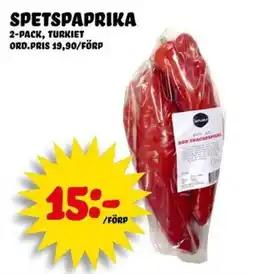 Nelins Spetspaprika erbjuda