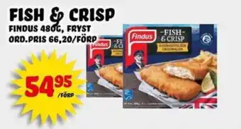 Nelins Findus fish & crisp erbjuda