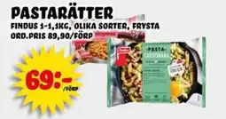 Nelins Findus pastarätter erbjuda