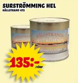 Nelins Hallstrands surströmming erbjuda