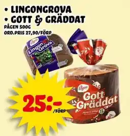 Nelins Pågen lingon grova gott & gräddat erbjuda