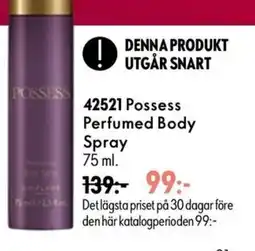 Oriflame Possess Perfumed Body Spray erbjuda