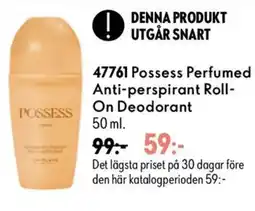 Oriflame Possess Perfumed Anti-perspirant Roll-On Deodorant erbjuda