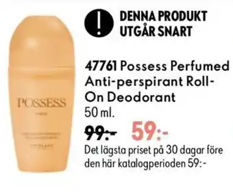 Possess Perfumed Anti-perspirant Roll-On Deodorant