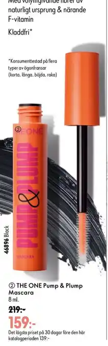 The one pump & plump mascara
