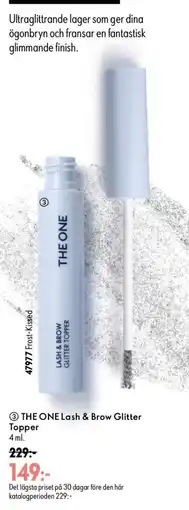 Oriflame The One lash & brow glitter topper erbjuda