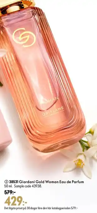 Oriflame Giordani Gold Woman Eau de Parfum erbjuda