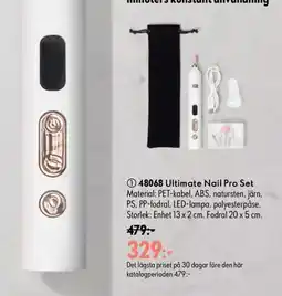 Oriflame 48068 ultimate nail pro set erbjuda