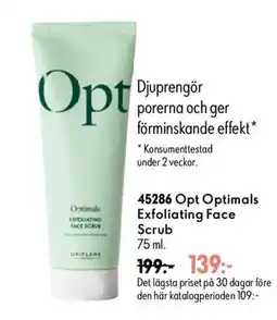 Oriflame Opt Optimals Exfoliating Face Scrub erbjuda