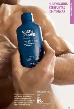 Oriflame North For Men Subzero Hair & Body Wash erbjuda
