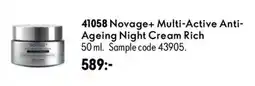 Oriflame Novage+ Multi-Active Anti-Ageing Night Cream Rich erbjuda