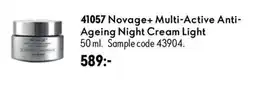 Oriflame Novage+ Multi-Active Anti-Ageing Night Cream Light erbjuda