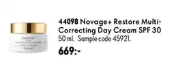 Oriflame Novage+ Restore Multi-Correcting Day Cream SPF 30 erbjuda