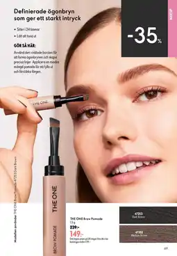 Oriflame The one brow pomade erbjuda