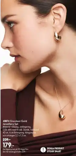 Oriflame Giordani Gold Jewellery Set erbjuda