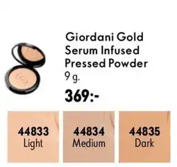 Oriflame Giordani Gold Serum Infused Pressed Powder erbjuda