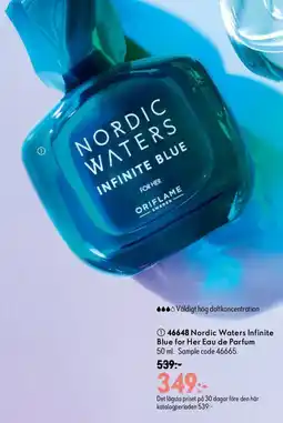 Oriflame Nordic Waters Infinite Blue for Her Eau de Parfum erbjuda
