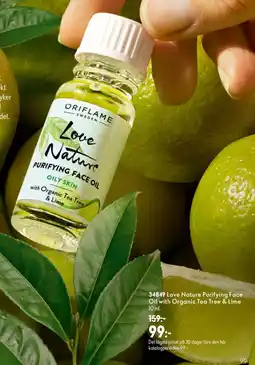 Oriflame Love Nature Purifying Face Oil erbjuda