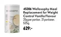 Oriflame WelloSOPHY Meal Replacement for Weight Control Vanilla Flavour erbjuda