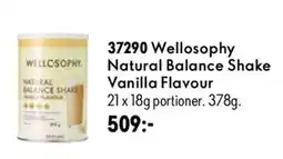 Oriflame WelloSOPHY Natural Balance Shake Vanilla Flavour erbjuda