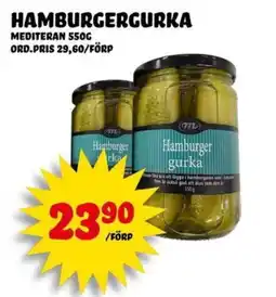 Nelins Hamburger gurka erbjuda