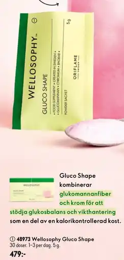 Oriflame Welloosophy Gluco Shape erbjuda