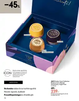 Oriflame Tender Care Collection Blackcurrant, Natural Anniversary, Sugar Plum erbjuda
