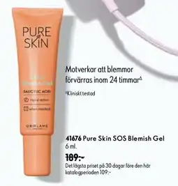 Oriflame Pure Skin SOS Blemish Gel erbjuda