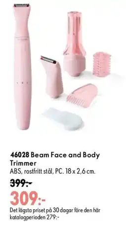 Oriflame Beam Face and Body Trimmer erbjuda