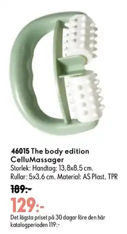 Oriflame The body edition CelluMassager erbjuda