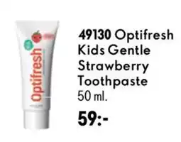 Oriflame Optifresh kids gentle strawberry toothpaste erbjuda