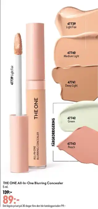 The One all-in-one blurring concealer