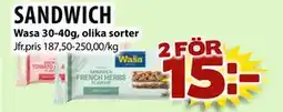 Matvärlden Tensta SANDWICH erbjuda