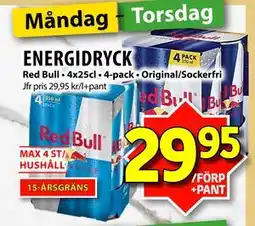 Matvärlden Tensta ENERGIDRYCK erbjuda
