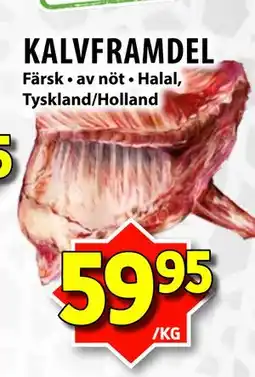 Matvärlden Tensta KALVFRAMDEL erbjuda