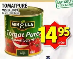 Matvärlden Tensta TOMATPURÉ erbjuda