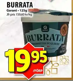 Matvärlden Tensta BURRATA erbjuda