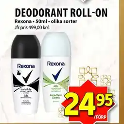 Matvärlden Tensta DEODORANT ROLL-ON erbjuda