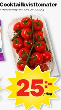 Pekås Cocktailkvisttomater erbjuda