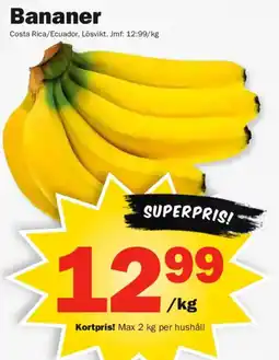 Pekås Bananer erbjuda