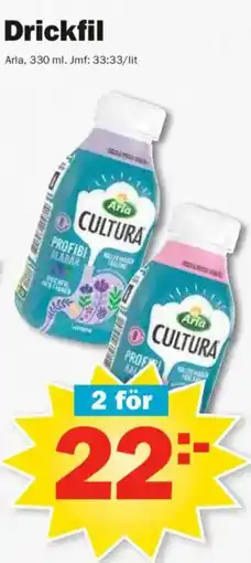 Pekås Arla Drickfil erbjuda