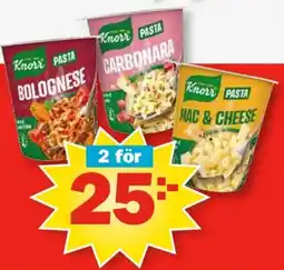 Pekås Knorr pasta erbjuda