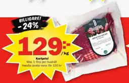 Pekås Dalsgård nötstek nätad erbjuda