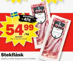 Pekås Stekfläsk erbjuda