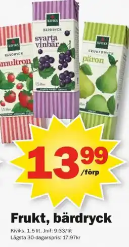 Pekås Kiviks frukt, bärdrick erbjuda