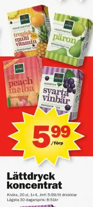 Kiviks Lättdryck koncentrat
