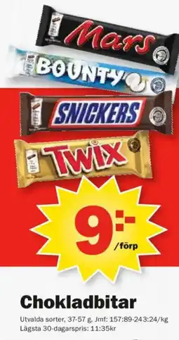 Pekås Chokladbitar erbjuda