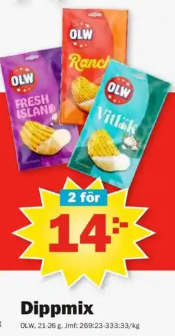 Pekås OLW dippmix erbjuda